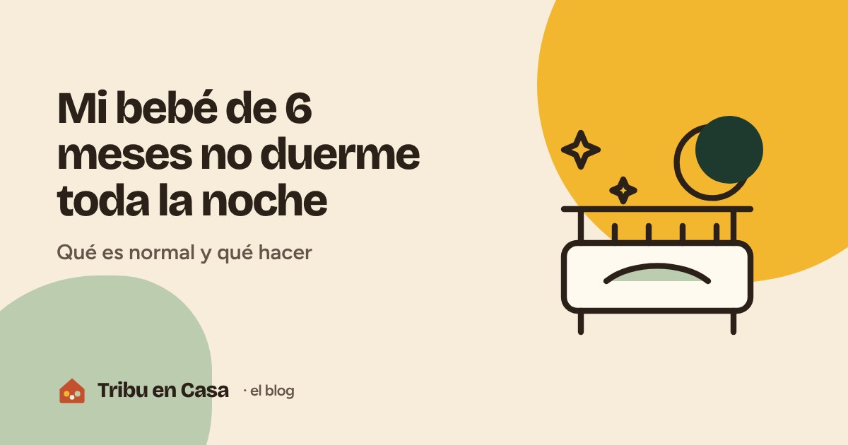 Una cuna con una luna y estrellas: el sueño del bebé de 6 meses