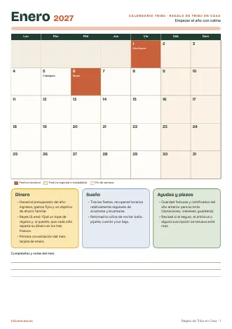 Miniatura de «Calendario TRIBU 2027»